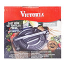 Victoria, Tortilla Press Black, 6.5 in (6 Pack)