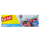 Glad, Zipper Bags Quart Freezer, 20 ct (12 Pack)