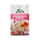 Quaker, Instant Oatmeal Strawberry & Cream, 8 ct (12 Pack)