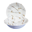 Melamine Bowl Marble Assorted, 7.5 in (24 Pack)