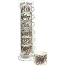 Coffee Mug Sweet Heart With 1 6pc Stand Assorted, 6 ct (24 Pack)