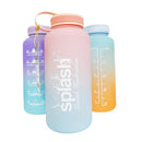 Splash, Water Bottle Assorted Colors, 34 oz (24 Pack)