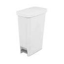 Sterilite, Wastebasket 11Gl White Step-Oon (4 Pack)