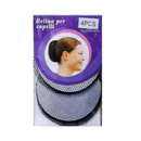 Hair Net Black, 4 ct (12 Pack)