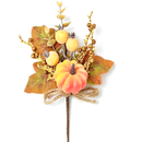 Harvest Bouquet With Pumpkin Plastic, 27 cm (36 Pack)