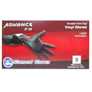 Diamond Gloves, Gloves Vinyl Black Small Powder Free, 100 ct (10 Pack)