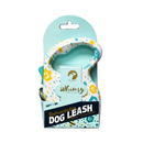 Pet Dog Leash Retractable White, 10 ft (12 Pack)