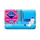 Saba, Maxi Pads Ultra Thin Long, 16 ct (4 Pack)