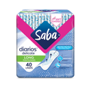 Saba, Pantiliners Long, 40 ct (4 Pack)