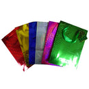 Gift Bags Hologram Small Assorted Colors (12 Pack) (12 Pack)