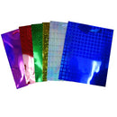 Gift Bags Hologram Medium Assorted Colors (12 Pack)
