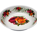 Melamine Shallow Plate Rose Design, 8 in (30 Pack)