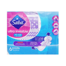 Saba, Maxi Pads Ultra Thin, 6 ct (16 Pack)