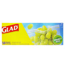 Glad, Zipper Bags Snack Size, 50 ct (12 Pack)
