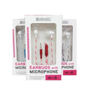 Luxtronic, Earbuds with Microphone Assorted Colors (24 Pack)