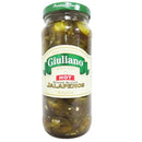 Giuliano, Sliced Jalapeños Hot, 16 oz (6 Pack)