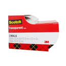 Scotch, Tape ¾ X 6.94Yrds Transparent, 2 ct (72 Pack)