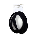 Hair Elastic Headwrap Black, 6 ct (12 Pack)
