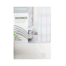 Stella Home Deco, Shower Curtain 70 X 70 White Flower (6 Pack)