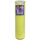 Veladora Candle Novena Yellow, 8 in (12 Pack)