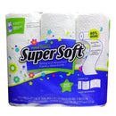 Super Soft, Paper Towels 6 Rolls 2-ply (4 Pack)