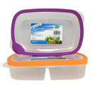 Food Container Rectangle With Lid, 62 oz (24 Pack)