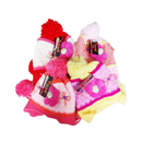 Girls Beanie With Flower Assorted Colors (12 Pack)