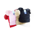 Women's Beanie With Pom Pom Assorted Colors (12 Pack)