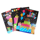 Gift Bags Happy Birthday Medium Assorted (12 Pack)