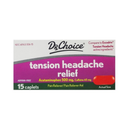 Dr Choice, Headache Relief Caplets, 15 ct (18 Pack)