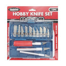 FamilyMaid, Hobby Knife Set With Case, 13 ct (24 Pack)