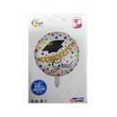 Bright, Balloons Foil CONGRATS, 18 in (12 Pack)