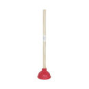 Blue Bowl Plunger Small Wood Handle, 18.5 in (24 Pack)