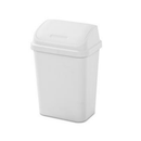 Sterilite, Wastebasket Swing Top White, 7.5 gal (6 Pack)