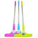 Window Squeegee Long Handle Assorted Colors (12 Pack)