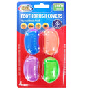 Oral Fusion, Toothbrush Covers Assorted, 4 ct (12 Pack)