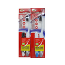 Toothbrush Folding Med Assorted Colors, 2 ct (12 Pack)