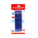 Cello, Tri-Mate Ballpoint Pen Blue, 5 ct (12 Pack)