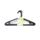 Hangers Plastic Black, 8 ct (38 Pack)