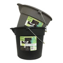 Easy Tidy, Bucket With Spout Assorted Grey (24 Pack)