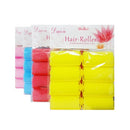 Hair Rollers Sponge Medium Assorted Display, 8 ct (12 Pack)