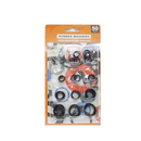Rubber Washers Assorted Sizes, 50 ct (12 Pack)