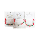 X-Mas Bracelet & Stud Earrings Set Assorted (12 Pack)