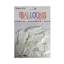 Balloons White, 10 ct (12 Pack)