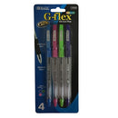 Bazic, G-Flex Pens Oil Gel 4 ct Assorted Colors (24 Pack)
