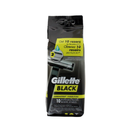 Gillette, Black Razor Lubrastrip, 10 ct (16 Pack)