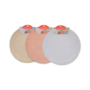Placemats Round Assorted Colors, 15 in (12 Pack)