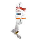 HITECH, Extension Cord 3 Outlets White, 20 ft (12 Pack)