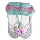 Candy Girl, Girls Liner Socks 10-4 With Mermaid Eyemask (12 Pack)
