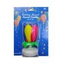 Birthday Candles Rotating Musical Flower (18 Pack)